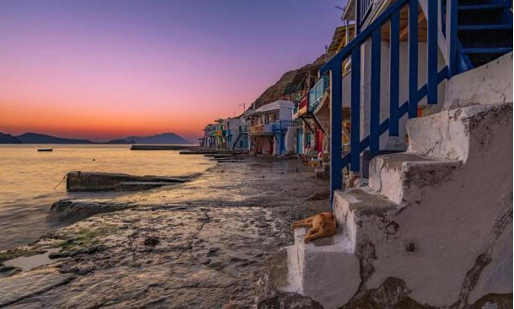 Sea, Sunset & Garden View Parasporos Houses, Milos Adamantas  Exterior photo